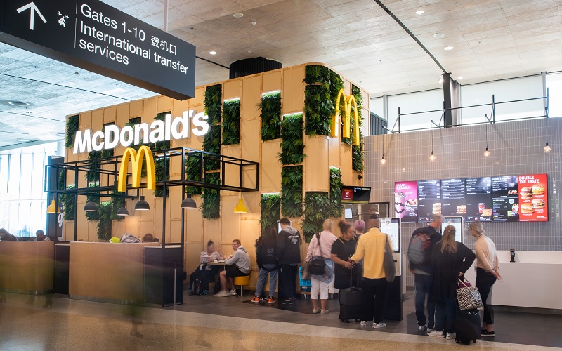 McDonald's New Zealand's managing director Dave Howse at the companies newest McDonald's at Auckland International Airport. 01 July 2019 Picture by Greg Bowker