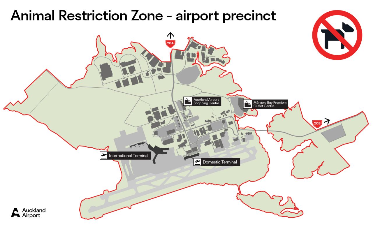 airport animal restricted zones